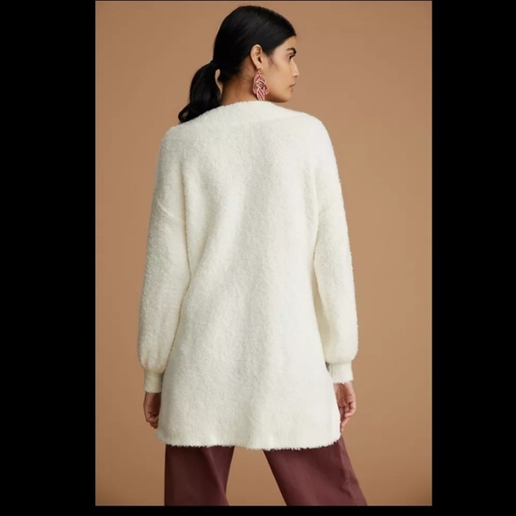 ANTHROPOLOGIE Pilcro Teddy V-Neck Tunic Sweater - Picture 2 of 16